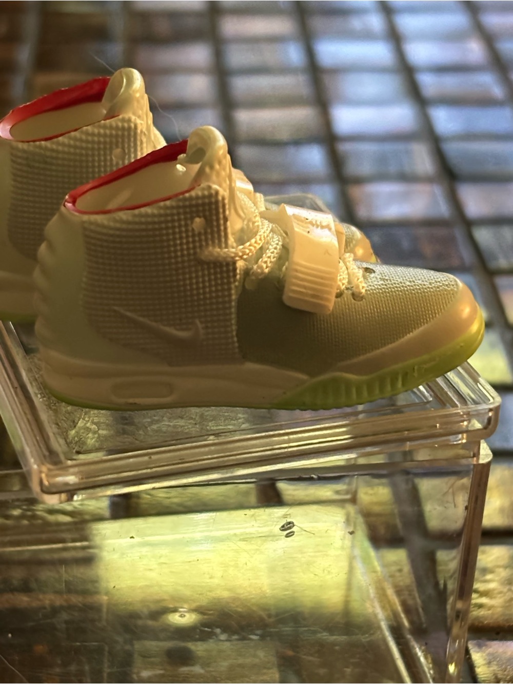 NIKE AIR YEEZY ACTION FIGURE TOY SNEAKERS COLLECTIBLE.